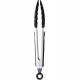 Pegador Inox 28cm Ponta Silicone Preto Zahav